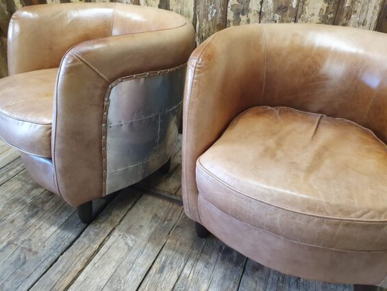 leather aluminium tub chairs seating armchair