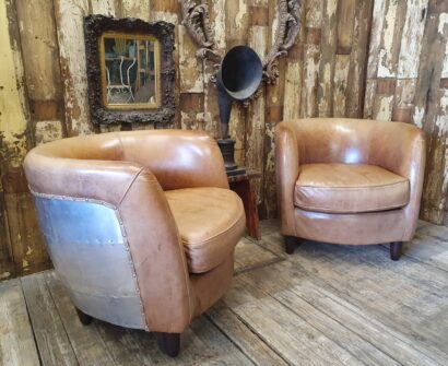 leather aluminium tub chairs seating armchair