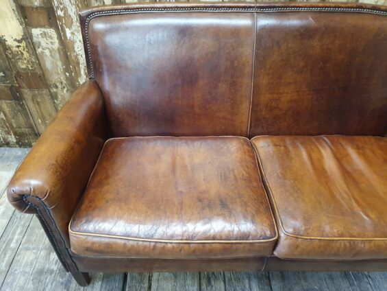 lambs leather two seater seating sofas