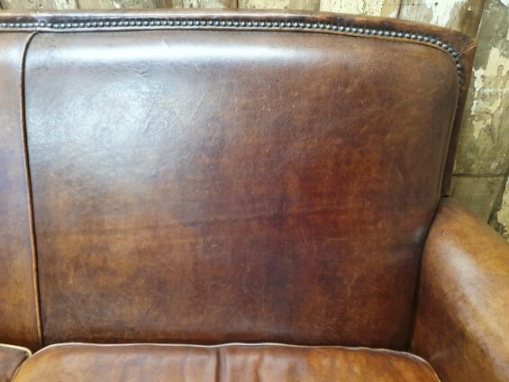 lambs leather two seater seating sofas