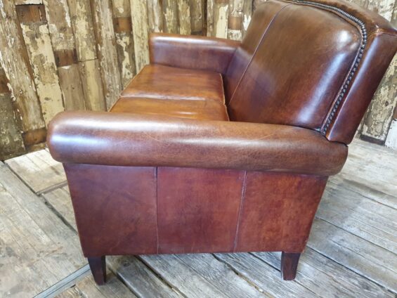 lambs leather two seater seating sofas