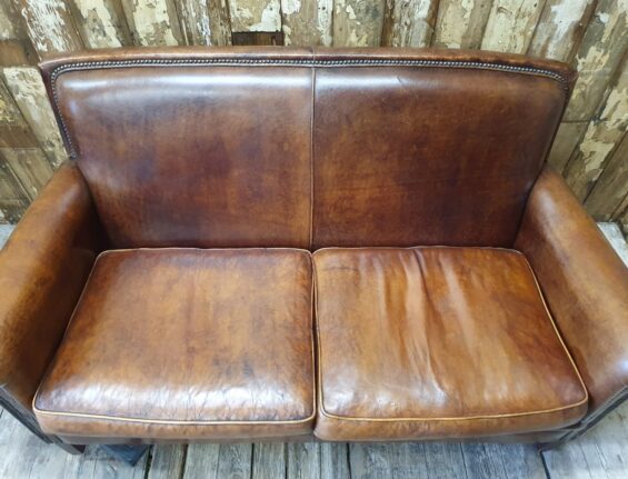 lambs leather two seater seating sofas