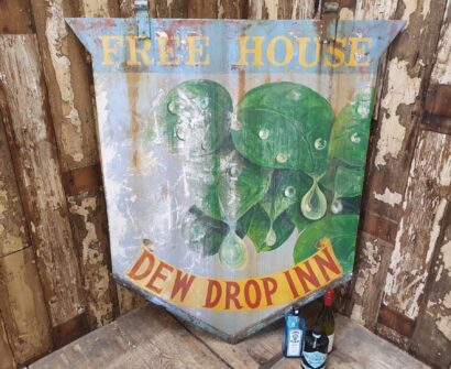 metal hand painted pub sign decorative homewares art