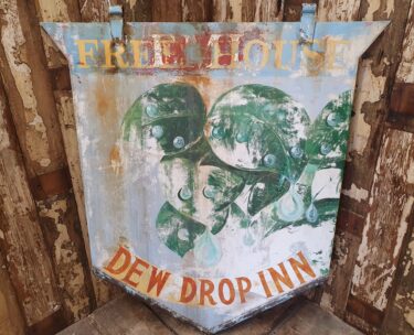 metal hand painted pub sign decorative homewares art