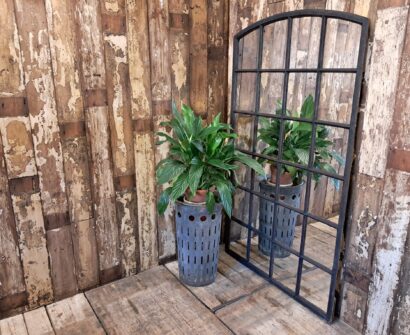 cast iron window mirror mirrors industrial garden