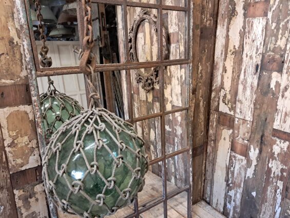 cast iron factory window mirrors industrial garden