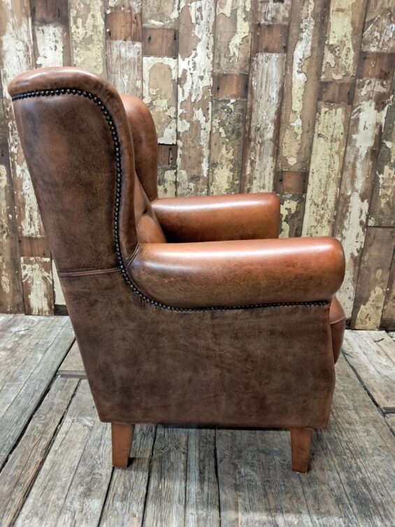 original joris wingback armchair lambs leather seating armchairs