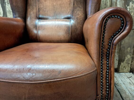 original joris wingback armchair lambs leather seating armchairs