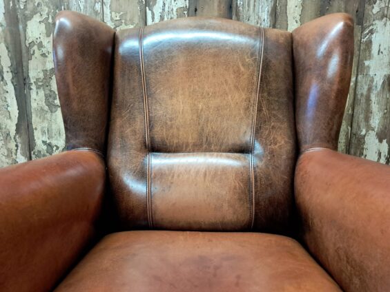 original joris wingback armchair lambs leather seating armchairs