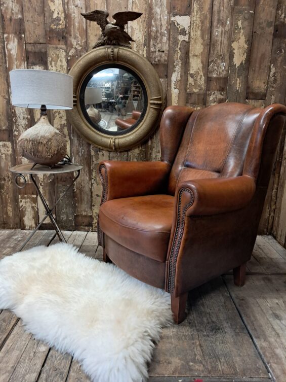 original joris wingback armchair lambs leather seating armchairs