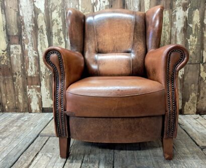 original joris wingback armchair lambs leather seating armchairs