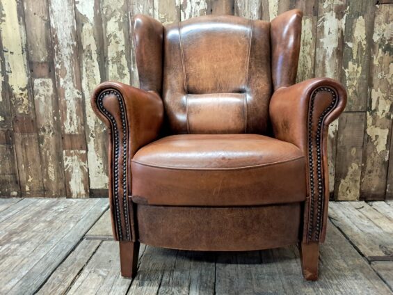 original joris wingback armchair lambs leather seating armchairs