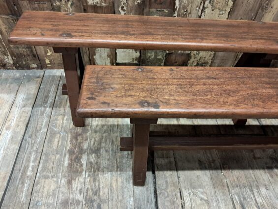 wooden table benches seating occasional chairs