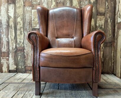 original joris wingback armchair lambs leather seating armchairs