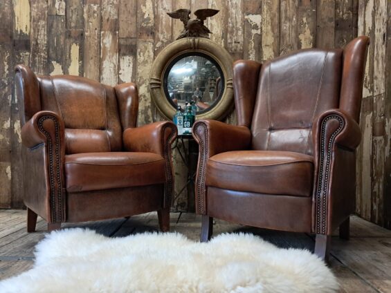 original joris wingback armchair lambs leather seating armchairs