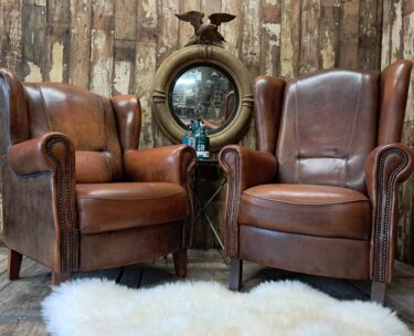 original joris wingback armchair lambs leather seating armchairs