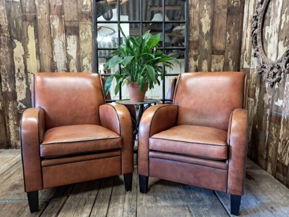 leather art deco armchairs seating armchairs