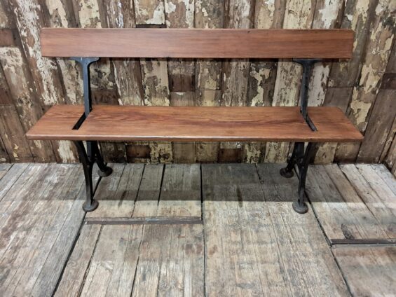 pine and cast iron reversible tram benches seating occasional chairs garden furniture