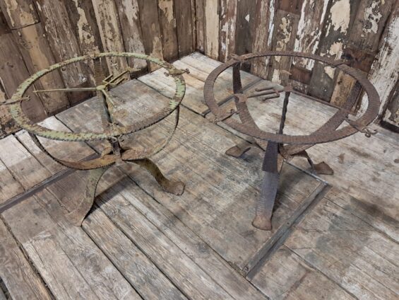 antique steel frame glass top tables furniture garden