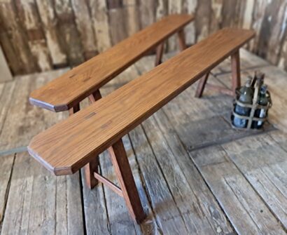 wooden table benches seating occasional chairs