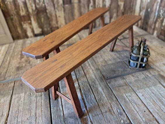 wooden table benches seating occasional chairs