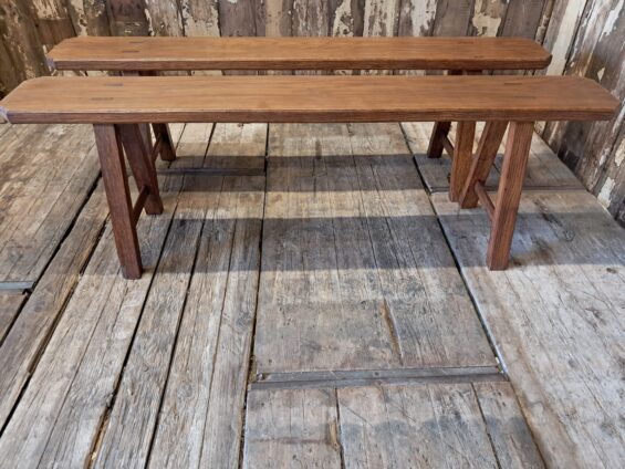 wooden table benches seating occasional chairs