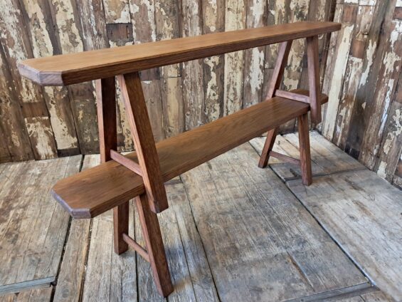 wooden table benches seating occasional chairs