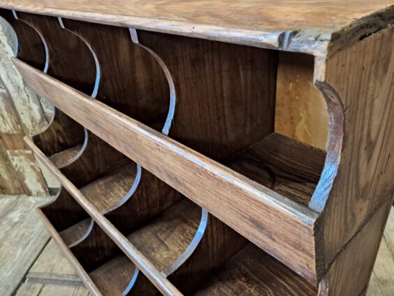 painted wooden pigeon holes furniture storage