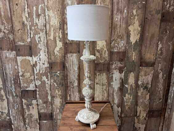 wooden ornate table lamp lighting