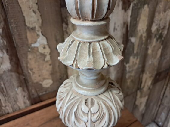 wooden ornate table lamp lighting