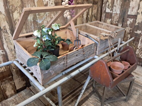 wooden coldframe garden planters decorative homewares