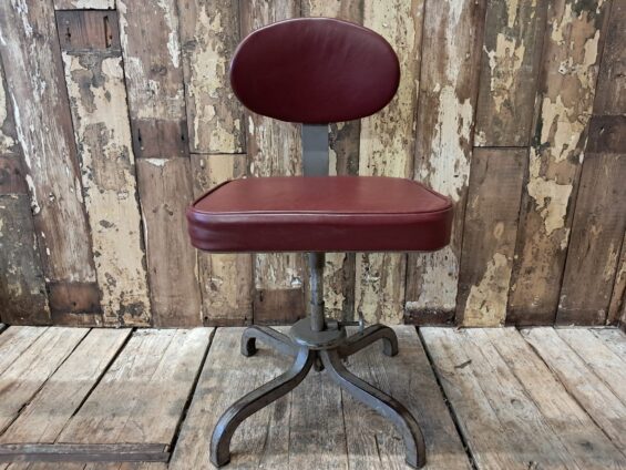 metal vinyl swivel desk chair seating occasional chairs