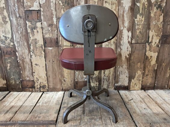 metal vinyl swivel desk chair seating occasional chairs