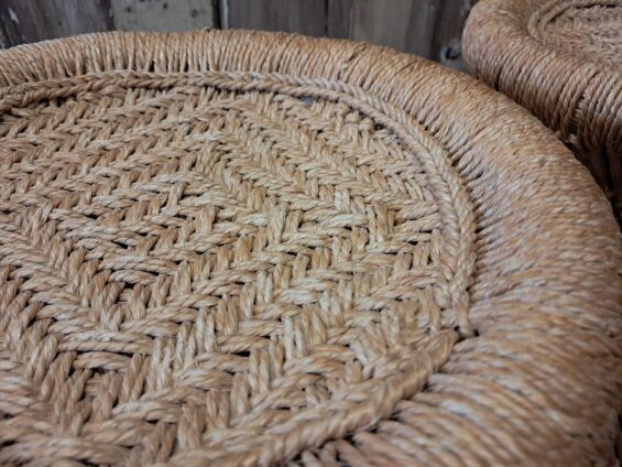 jute bamboo stools seating stools garden furniture decorative homewares