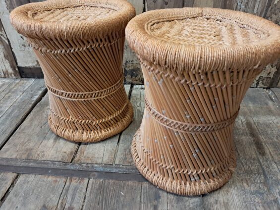 jute bamboo stools seating stools garden furniture decorative homewares