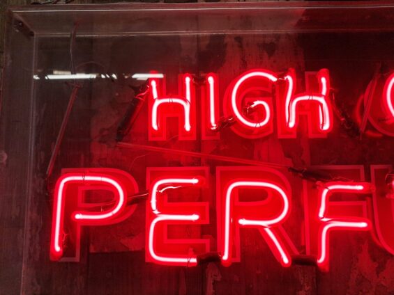 neon perspex advertising sign lighting decorative art