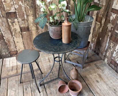 metal round bistro table garden furniture