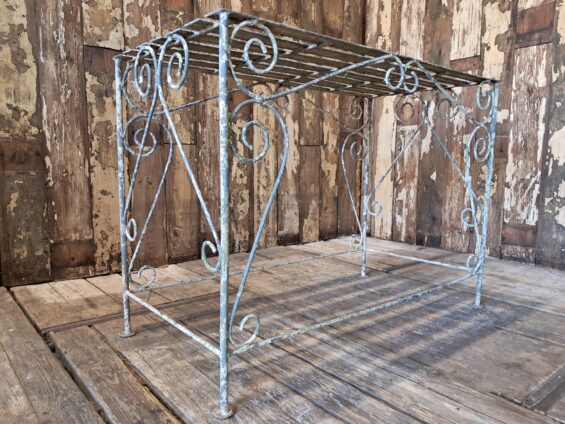 metal garden table and carver chairs set garden furniture