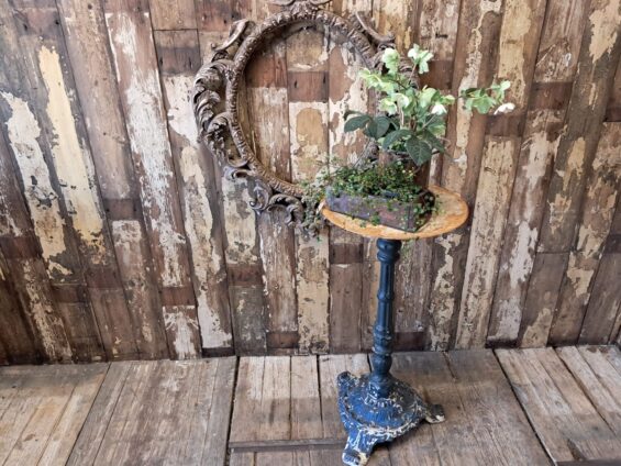 cast iron metal bistro poseur table furniture tables garden