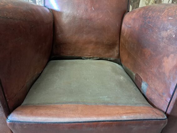 lambs leather club chair seating armchairs