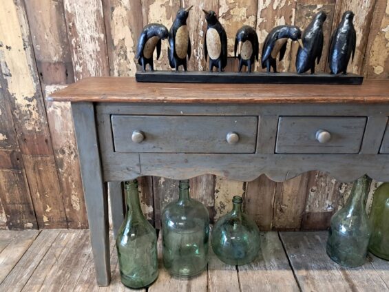 wooden painted console furniture tables