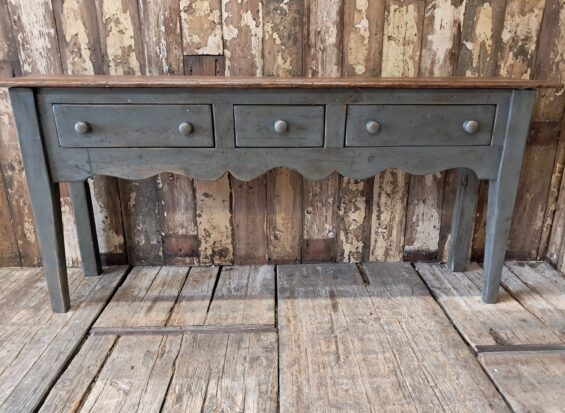 wooden painted console furniture tables
