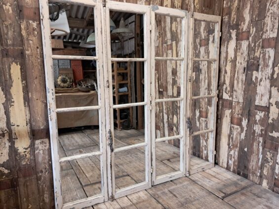 french wooden mirrored window mirrors garden