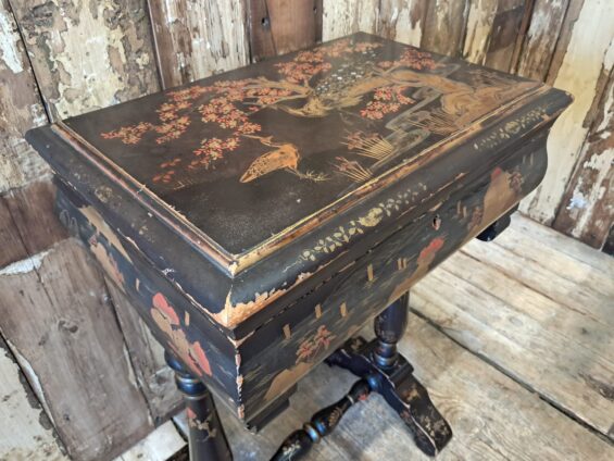 wooden painted side table furniture storage