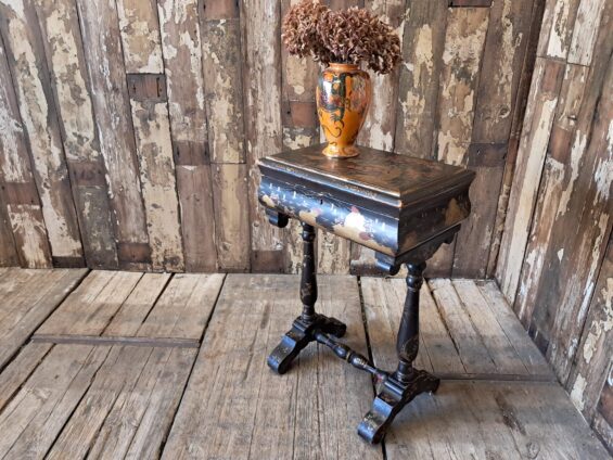 wooden painted side table furniture storage