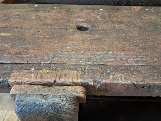 wooden workbench vice furniture tables industrial