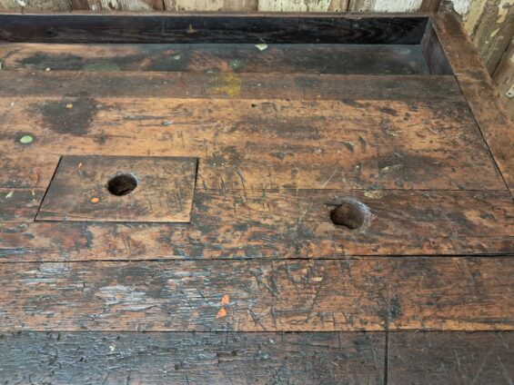 wooden workbench vice furniture tables industrial