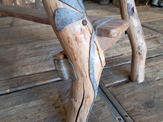 fruitwood chestnut rustic table furniture garden
