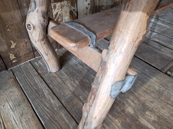 fruitwood chestnut rustic table furniture garden