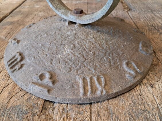 iron sundial garden decorative